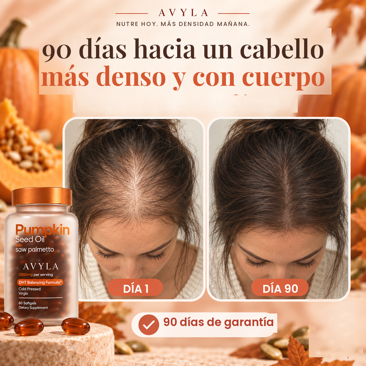 Perlas de aceite de semilla de calabaza